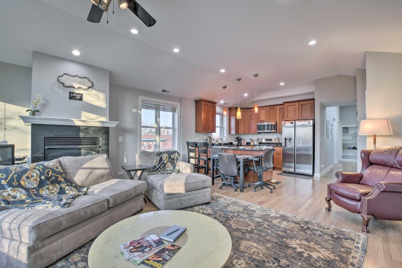 Chicago Condo With Balcony Walk To Cta Stations! Εξωτερικό φωτογραφία