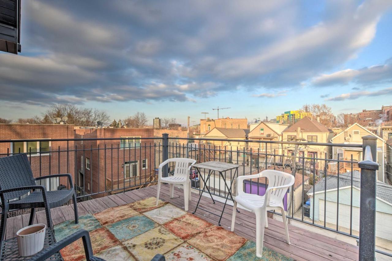 Chicago Condo With Balcony Walk To Cta Stations! Εξωτερικό φωτογραφία